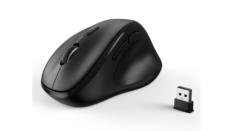 Chuột không dây công thái học MicroPack Silent MP V01W-MP-V01W-GY-10