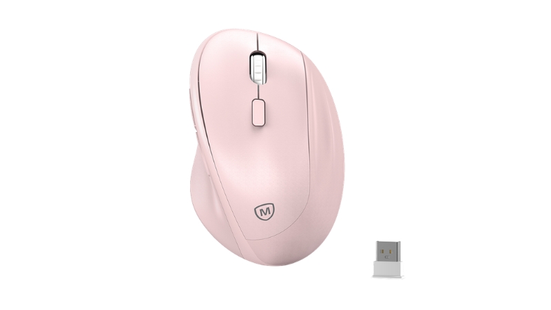 Chuột không dây công thái học MicroPack Silent MP V01W-MP-V01W-GY-5