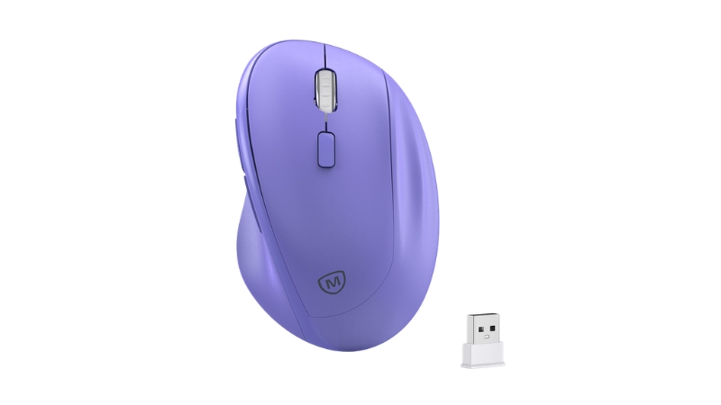 Chuột không dây công thái học MicroPack Silent MP V01W-MP-V01W-GY-6