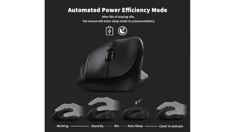 Chuột không dây công thái học MicroPack Silent MP V01W-MP-V01W-GY-17