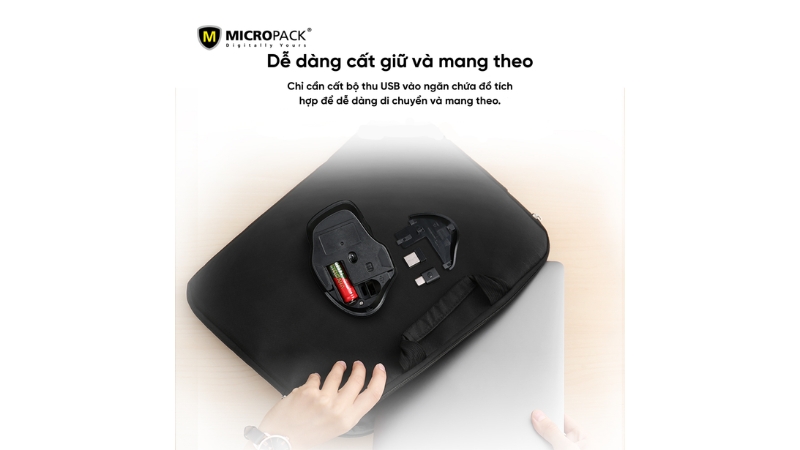 Chuột không dây MicroPack Speedy Pro MP-752W-MP-752W-BL-9