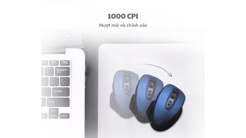 Chuột không dây MicroPack Speedy Pro MP-752W-MP-752W-BL-11