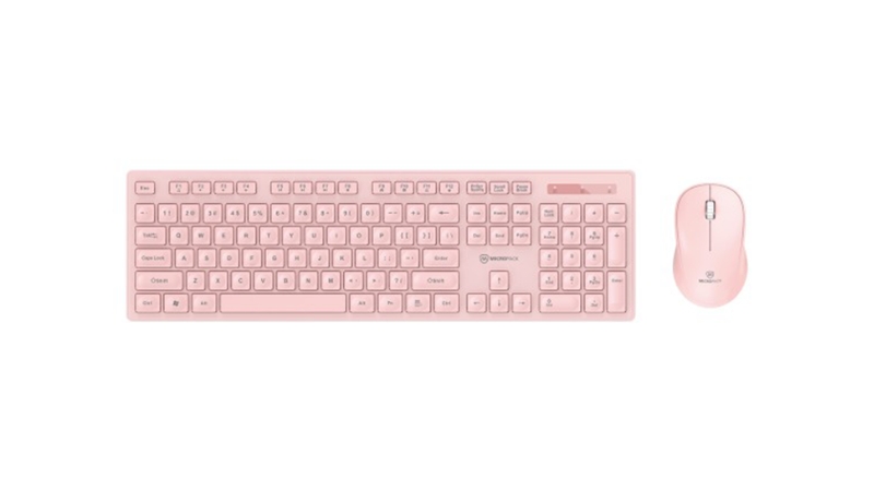 Bộ bàn phím chuột không dây MicroPack USB 2.4G iFree Lite 2 KM-237W-KM-237W-EN-PL-3