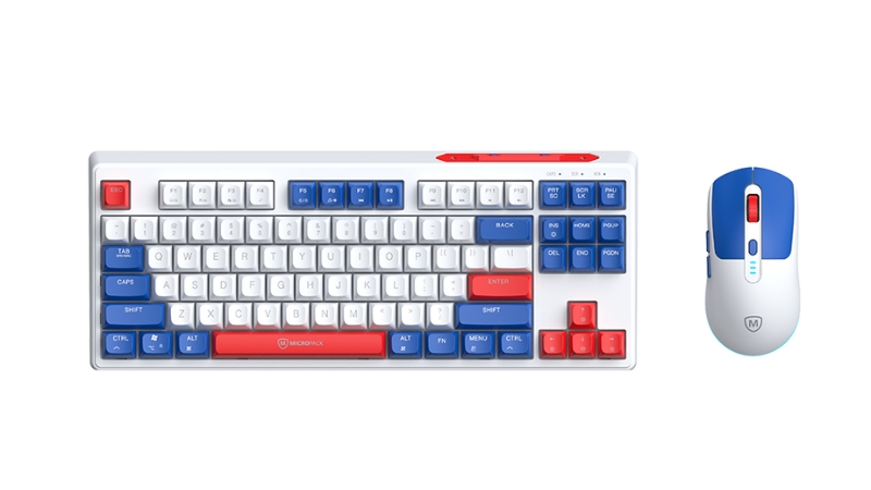 Bộ bàn phím chuột không dây MicroPack Silent Lifestyle KM-269W-KM-269W-EN-BL-4