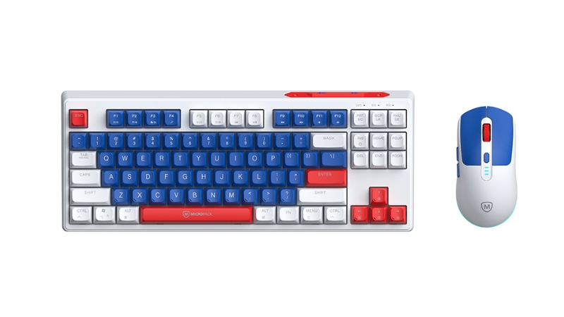Bộ bàn phím chuột không dây MicroPack Silent Lifestyle KM-269W-KM-269W-EN-BL-5