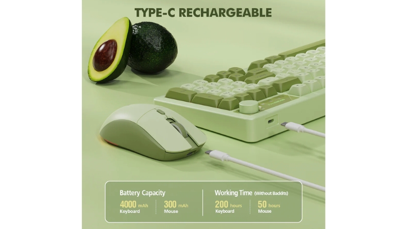 Bộ bàn phím chuột không dây Bluetooth MicroPack Silent Lifestyle KM-270W-KM-270W-EN-BK-7