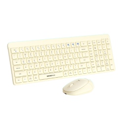 Bộ bàn phím chuột không dây Bluetooth MicroPack Silent Lifestyle KM-268W - KM-268W-EN-CR