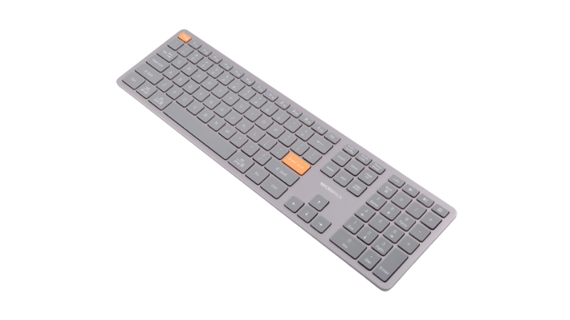 Bàn phím nhôm không dây Bluetooth MicroPack Silent Lifestyle K-310W-K-310W-GY-2