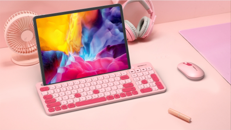 Bộ bàn phím chuột Bluetooth MicroPack Lifestyle KM-238W-KM-238W-EN-PM-7