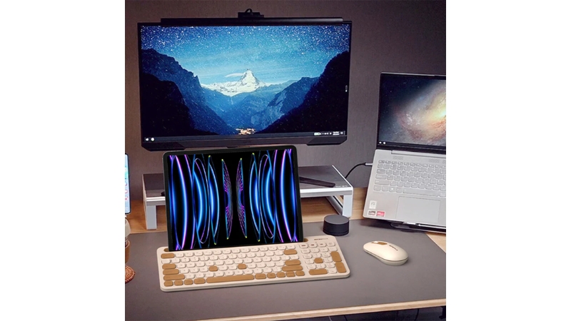 Bộ bàn phím chuột Bluetooth MicroPack Lifestyle KM-238W-KM-238W-EN-PM-10