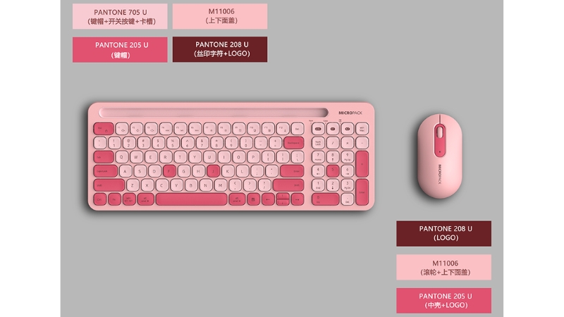 Bộ bàn phím chuột Bluetooth MicroPack Lifestyle KM-238W-KM-238W-EN-PM-5