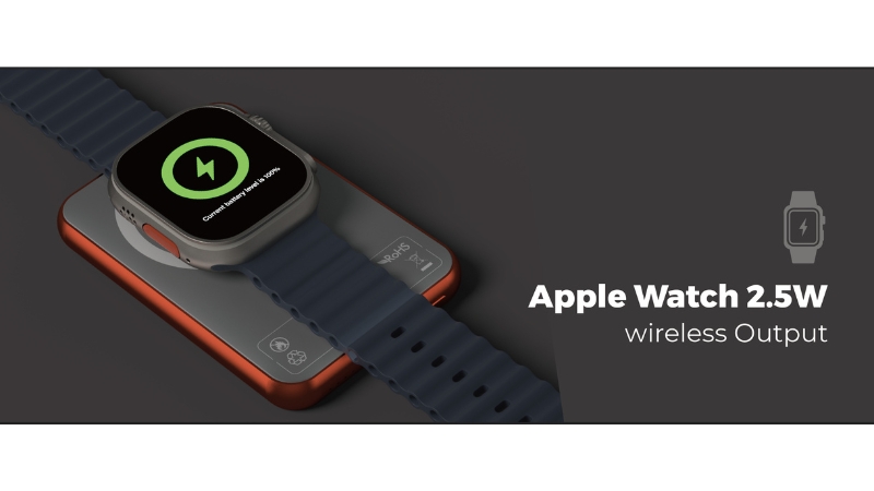 Pin sạc dự phòng Mipow 5.000 mAh 15W 3-in-1 PowerCube Ultra-Slim MX05-MX05-OR-7