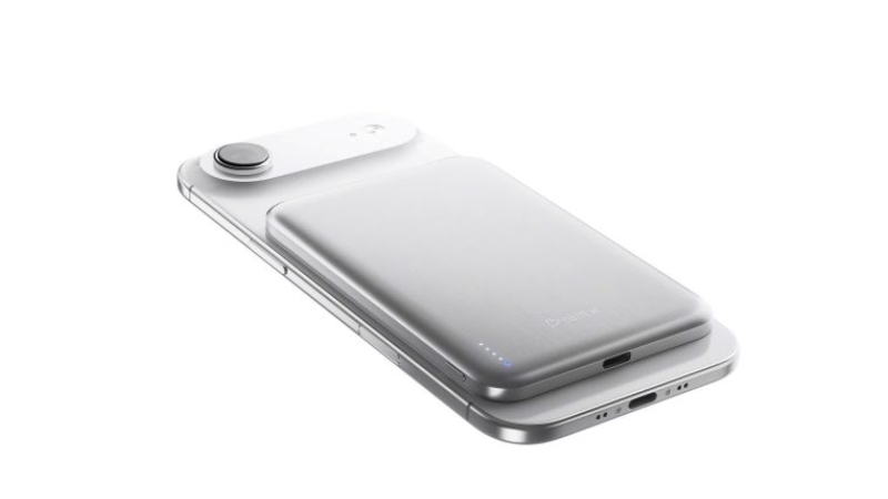 Pin sạc dự phòng thể rắn BMX 5.000 mAh Qi2 Magsafe SolidSafe Air Titanium-B3-05-GD-10