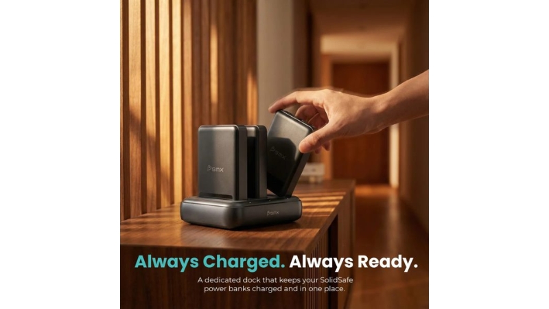 Đế sạc BMX SolidSafe 3-Bay Charging Dock-C986-3B-BL-B-14