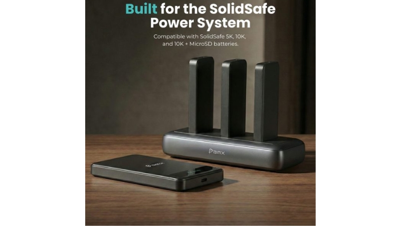 Đế sạc BMX SolidSafe 3-Bay Charging Dock-C986-3B-BL-B-15