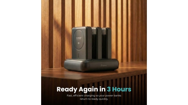 Đế sạc BMX SolidSafe 3-Bay Charging Dock-C986-3B-BL-B-11