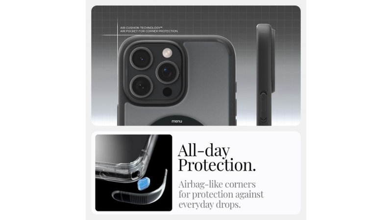 Ốp lưng Magsafe iPhone 16 Pro Spigen Ultra Hybrid Classic-ACS08139-9