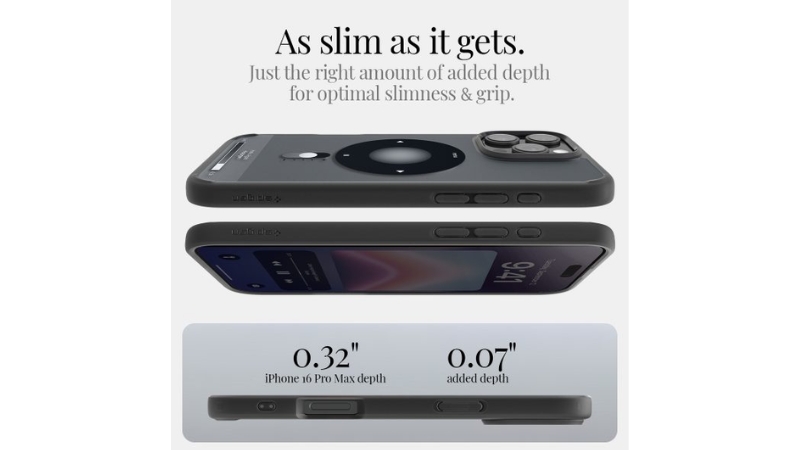 Ốp lưng Magsafe iPhone 16 Pro Spigen Ultra Hybrid Classic-ACS08139-12