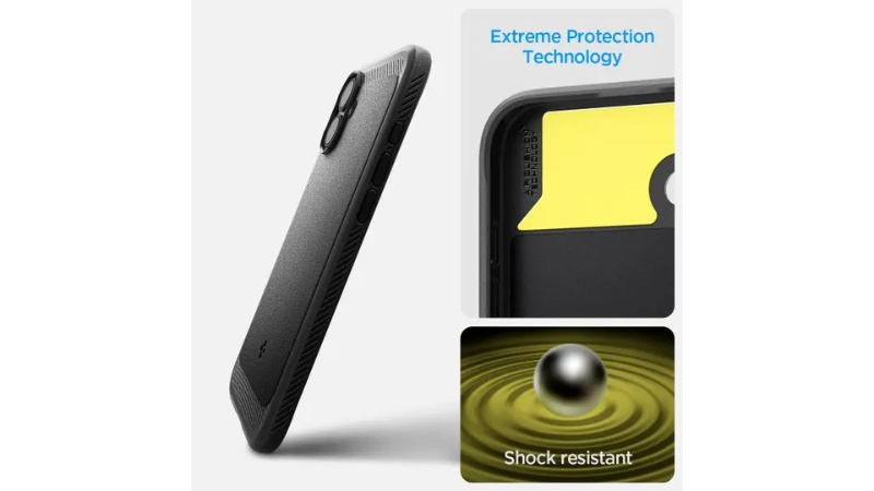 Ốp lưng Magsafe iPhone 16 Plus Spigen Rugged Amor-ACS08087-12