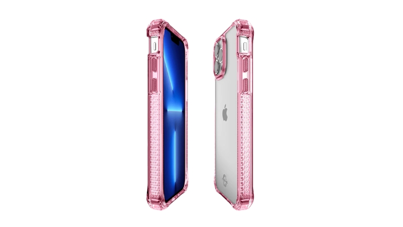 Ốp lưng chống sốc iPhone 13 Pro Max Itskins Hybrid Clear-AP2M-HBMKC-LKTR-6