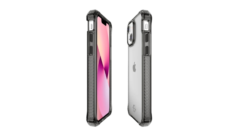Ốp lưng chống sốc iPhone 13 Itskins Hybrid Clear-AP2R-HBMKC-BKTR-10