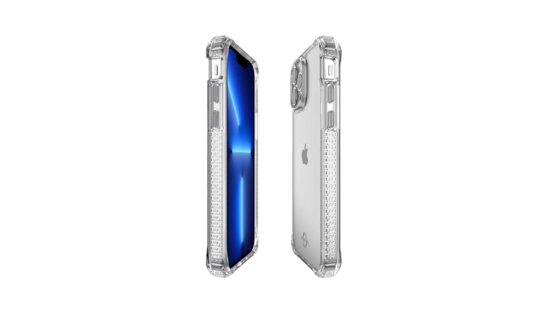 Ốp lưng chống sốc iPhone 13 Itskins Hybrid Clear-AP2R-HBMKC-BKTR-20