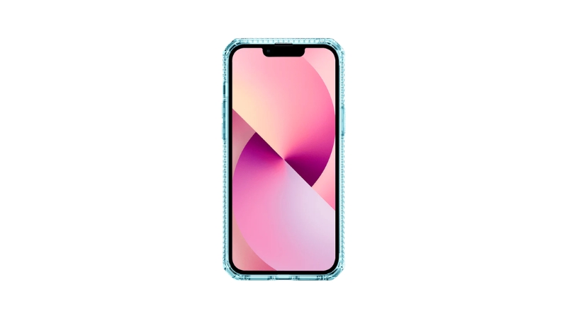 Ốp lưng chống sốc iPhone 13 Itskins Spectrum Clear Antimicrobial-AP2R-SPECM-LBLU-4