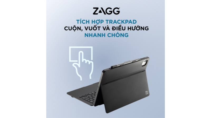 Ốp lưng kèm bàn phím iPad Air 11 inch (Air 7 6) ZAGG Pro Keys Connect-103420733-4