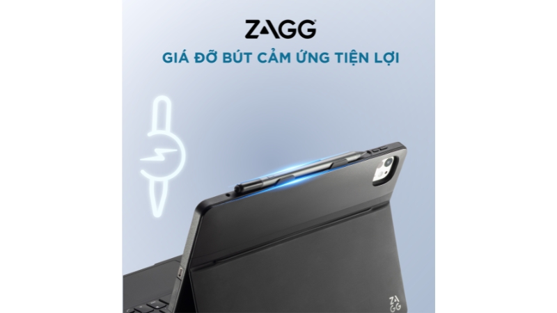 Ốp lưng kèm bàn phím iPad Air 11 inch (Air 7 6) ZAGG Pro Keys Connect-103420733-5