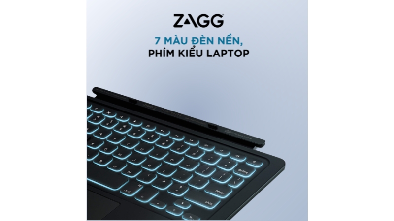 Ốp lưng kèm bàn phím iPad Air 11 inch (Air 7 6) ZAGG Pro Keys Connect-103420733-7