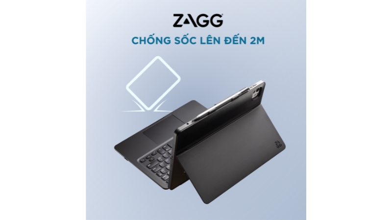 Ốp lưng kèm bàn phím iPad Air 11 inch (Air 7 6) ZAGG Pro Keys Connect-103420733-2