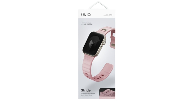 Dây đeo Apple Watch 38 40 41mm UNIQ Stride Fkm Rubber Strap-UNIQ-41MM-STRIPPNK-3