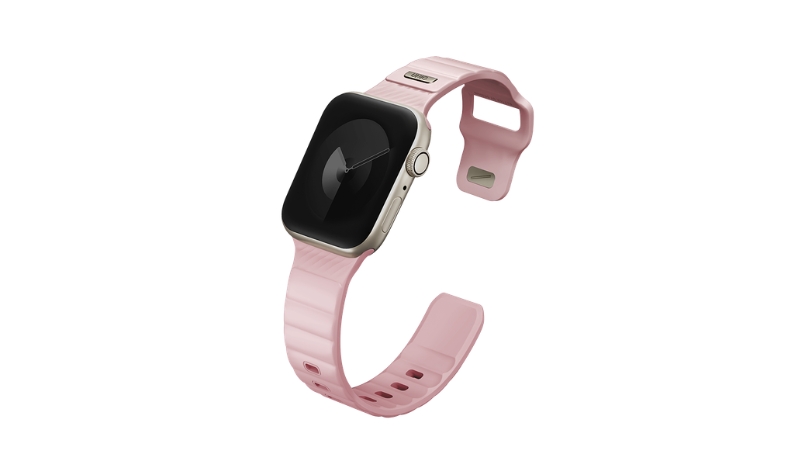 Dây đeo Apple Watch 38 40 41mm UNIQ Stride Fkm Rubber Strap-UNIQ-41MM-STRIPPNK-4