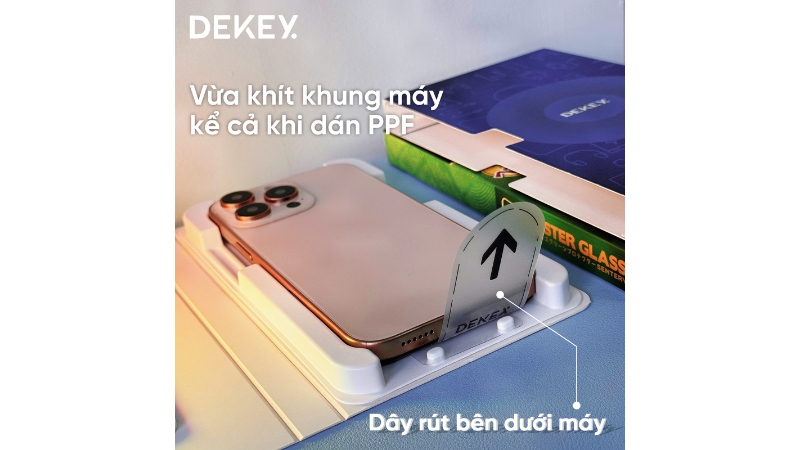 Cường lực chống nhìn trộm iPhone 14 Pro Max 15 Plus 16 Plus Dekey Sentery-8936214492152-9