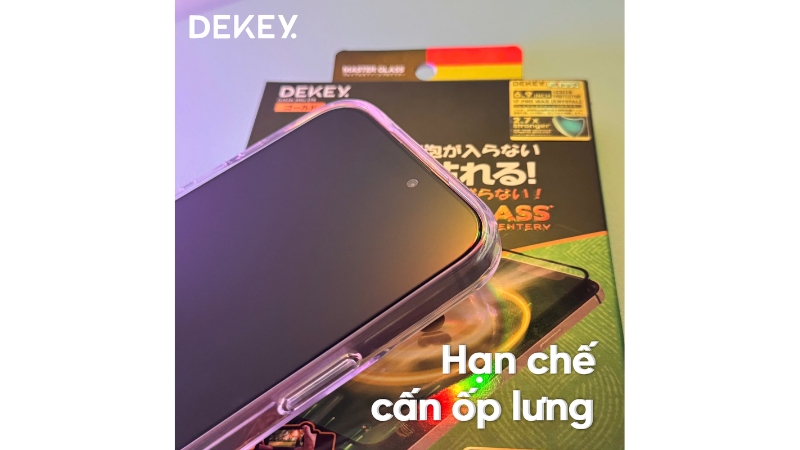 Cường lực chống nhìn trộm iPhone 14 Pro Max 15 Plus 16 Plus Dekey Sentery-8936214492152-14