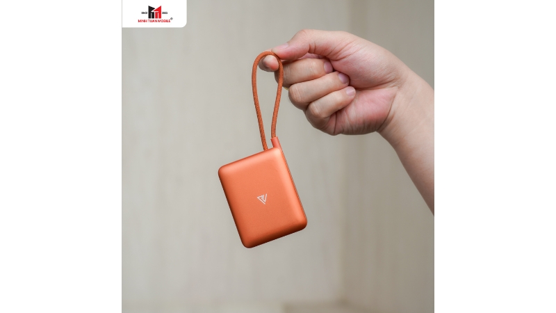 Pin sạc dự phòng Mipow 10.000 mAh 22.5W Aluminum tích hợp cáp sạc-CX10-OR-12