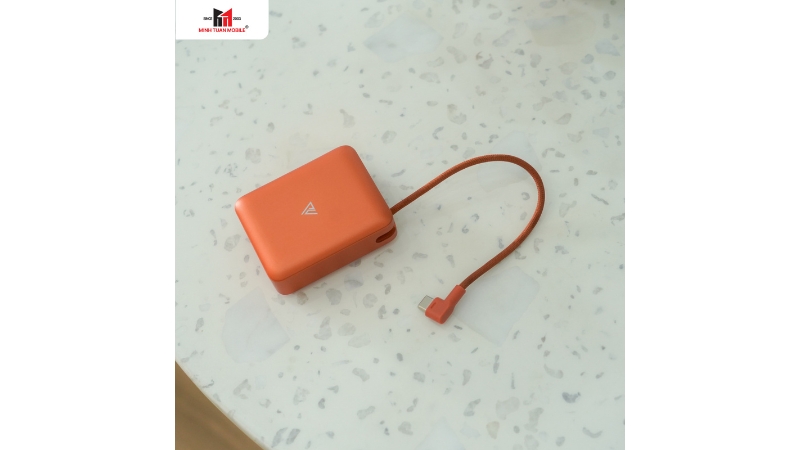 Pin sạc dự phòng Mipow 10.000 mAh 22.5W Aluminum tích hợp cáp sạc-CX10-OR-16