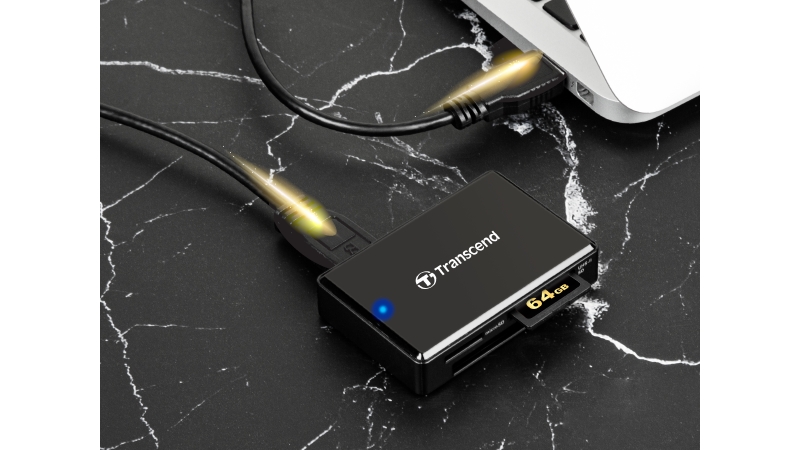 Đầu đọc thẻ nhớ All-in-1 USB 3.1 Transcend TS-RDF9K2-TS-RDF9K2-8