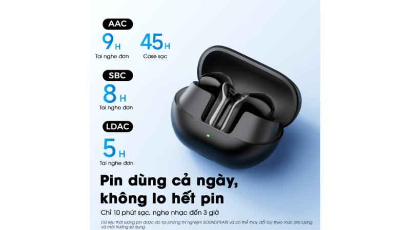 Tai nghe Bluetooth SoundPEATS Air 6 HS-SPE-AIR6HS-BLK-9