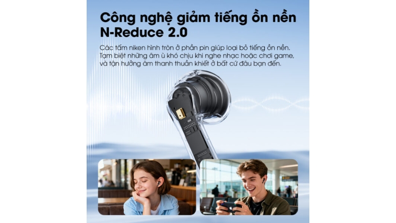 Tai nghe Bluetooth SoundPEATS Air 6 HS-SPE-AIR6HS-BLK-12