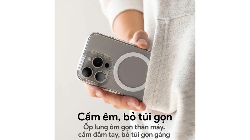 Ốp lưng Magsafe iPhone 13 Pro Dekey Magic Cover Ultral Crystal-8936214496549-6