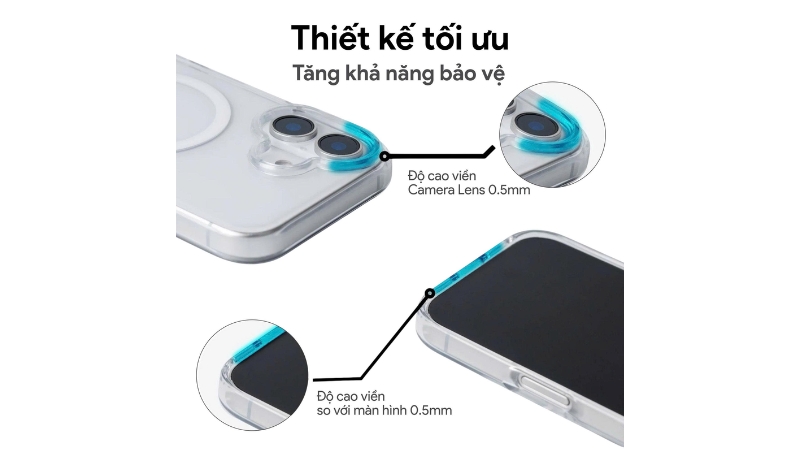 Ốp lưng Magsafe iPhone 13 Pro Max Dekey Magic Cover Ultral Crystal-8936214496556-6