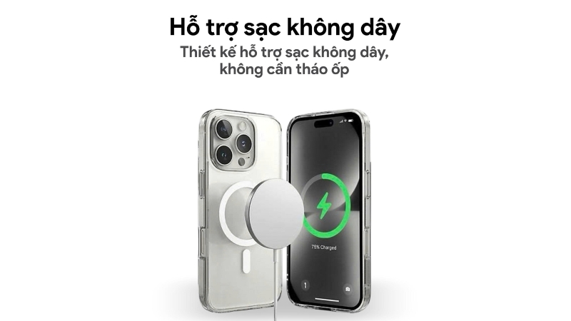 Ốp lưng MagSafe iPhone 16 Plus Dekey Magic Cover Ultral Crystal-8936214496198-6