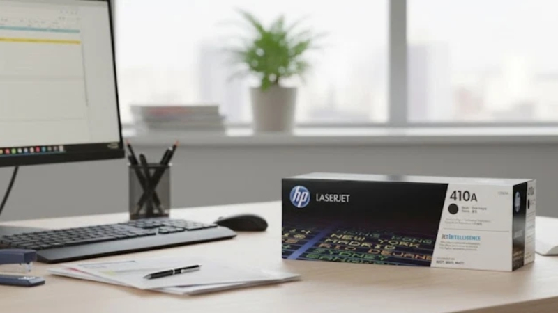 Hộp mực máy in HP 410A LaserJet-CF410A-4
