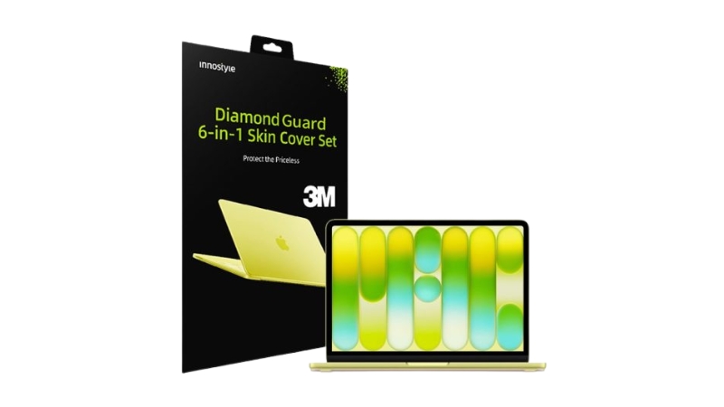 Bộ dán MacBook Neo 13 inch Innostyle 6 in 1 Diamond Guard-ISCS3404CTS-5