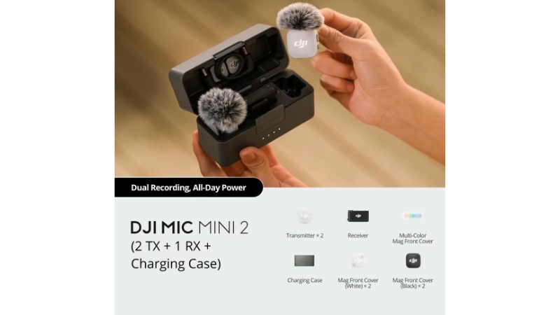 Micro thu âm DJI Mic Mini 2 (1 TX + 1 RX)-6937224139787-9