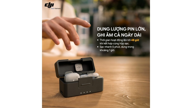 Micro thu âm DJI Mic Mini 2 (1 TX + 1 Mobile RX + Charging Case)-6937224139770-23