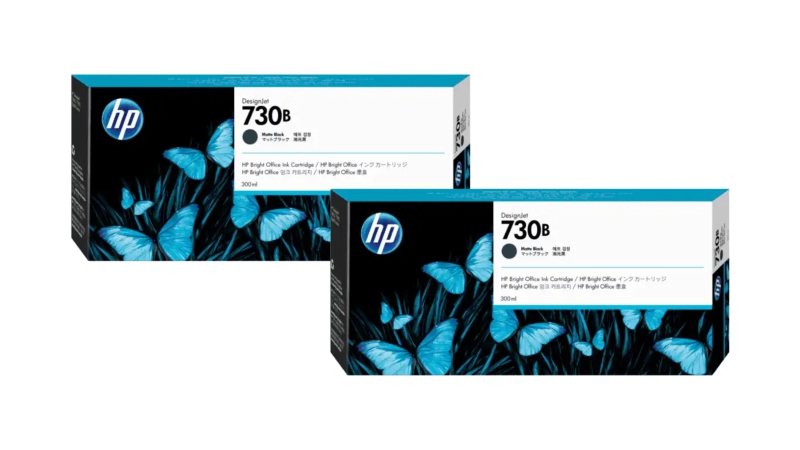 Hộp mực máy in HP 730B (3ED45A) Matte Black-3ED45A-3