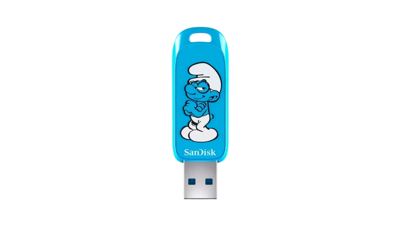 USB 3.2 Sandisk Brainy Smurf Edition Type-A SDCZIS 128GB 130MB s (SDCZIS-128G-G46)-USB14052509-2