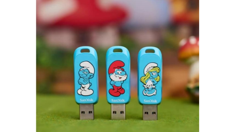 USB 3.2 Sandisk Brainy Smurf Edition Type-A SDCZIS 128GB 130MB s (SDCZIS-128G-G46)-USB14052509-5